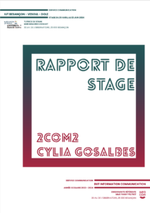 Rapport de stage 2A